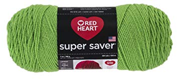 RED HEART Super Saver Yarn, Spring Green