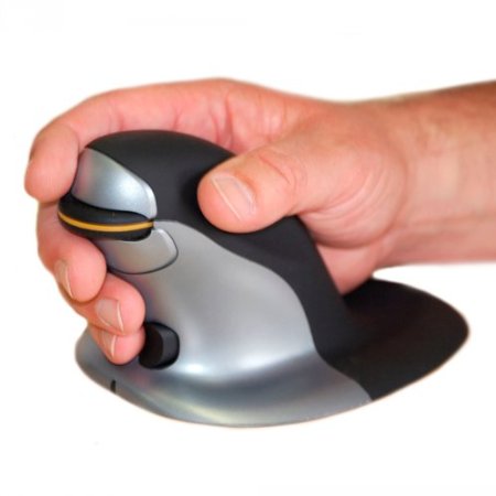 Penguin Ambidextrous Vertical Mouse Wired Medium