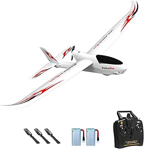 28℃ RC Plane Ranger600 3 Channel RC Airplane Glider Ready to Fly, 2.4GHz 23.62" Wingspan Remote Control Plane with Xpilot Stabilizer,One-Key U-Turn Easy Control for Adults &Kids (76102)