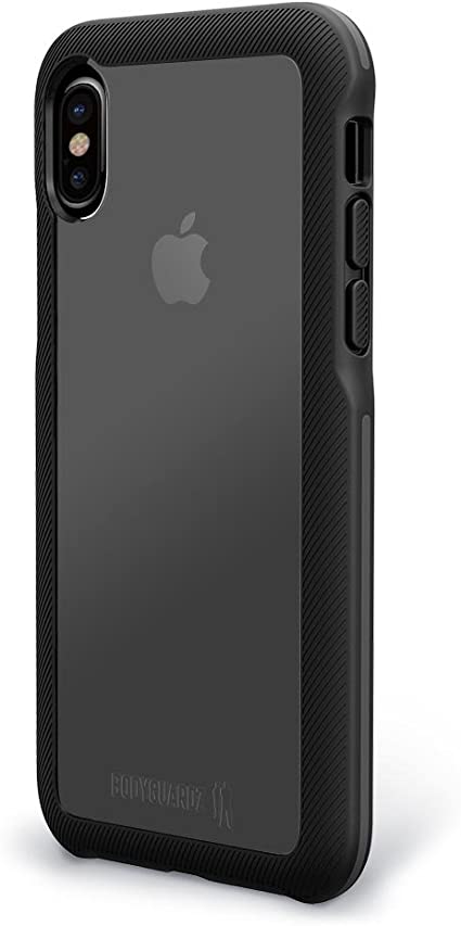 BodyGuardz - Trainr Case, Extreme Impact and Scratch Protection Compatible with Apple iPhone X/iPhone Xs (Black/Gray)