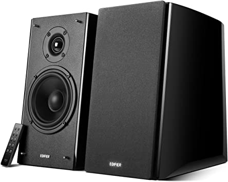 Edifier R2000DB Powered Bluetooth Bookshelf Speakers - Near-Field Studio Monitors - Optical Input - 120 Watts RMS - Black