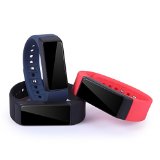 OUMAX8482 T3 Wireless Bluetooth 40 activity and Fitness Tracker With 091 OLED Display Touch Screen G SensorSleep Monitor and Smart Notifications for IOS Devices and Android Devices - BlackBluePink