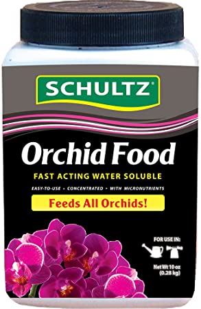 Schultz Orchid Food Water Soluble Plant Food 20-20-15, 10-Ounce