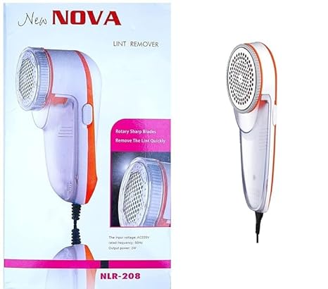 Nova Portable Electric Nail Drill Professional Cleaner Lint Remover for ClothesFabric Shaver Tint and Dust Remover (Multi)
