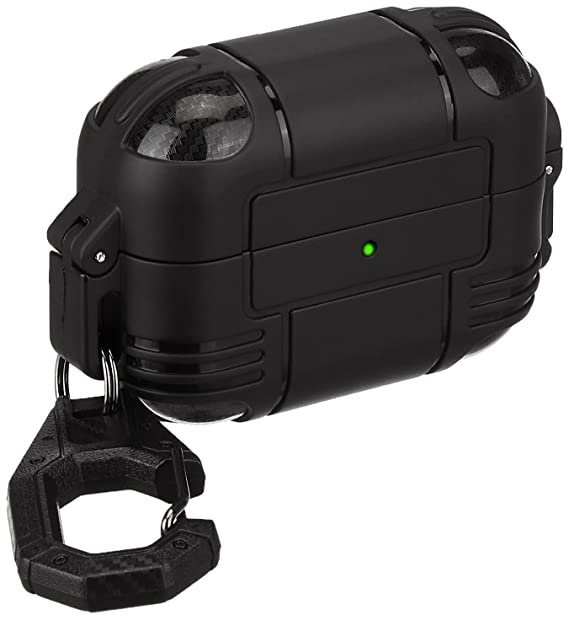 Amazon Basics Tough Rugged Shockproof with Lock Cover Case Compatible with AirPods Pro 2 / AirPods Pro GEN-2 (2022)