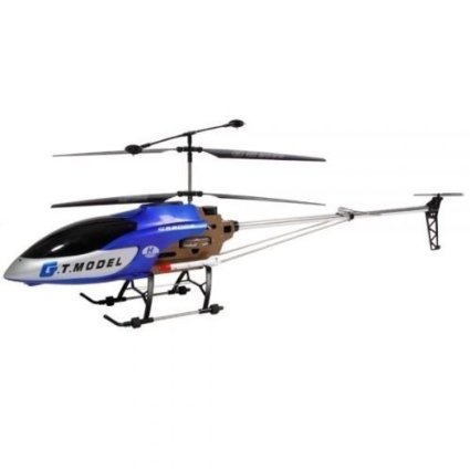 Safstar QS8006-2 53 Inch Extra Large 3.5 Channel Remote Control Led Helicopter With Built-in Gyroscope (Blue)