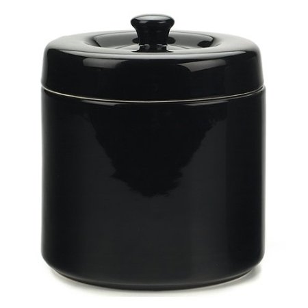 RSVP Stoneware Grease Keeper - Black