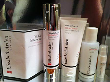 Elizabeth Arden Visible Difference Set (For Oily Skin): - 4pcs