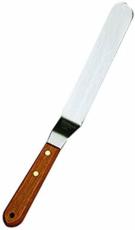 Wilton 409-135 Angled Rosewood Handle Spatula, 12-Inch