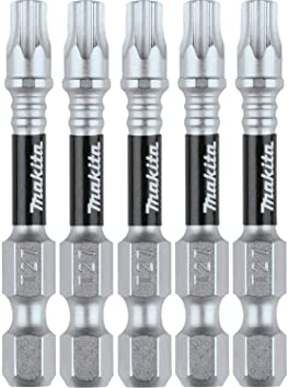 Makita E-01002 Impact XPS T27 Torx 2" Power Bit, 5/pk