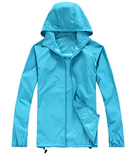 Lanbaosi Women's Lightweight Jacket UV Protect Quick Dry Windproof Skin Coat