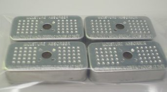 10 Gram Aluminum Indicating Silica Gel Canister 4 Pack