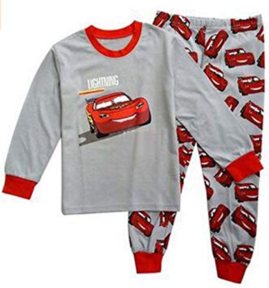 Babygp "red car Boys 2 Piece Pajama 100% Cotton(Size:2-7years)