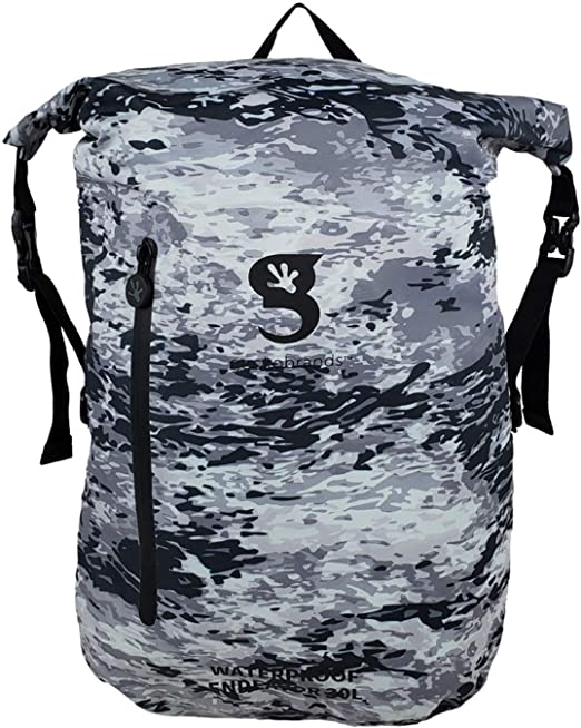 geckobrands Waterproof 30L Backpack – Lightweight Packable Dry Bag