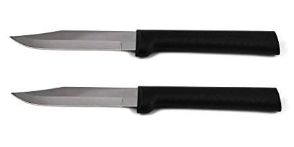 Rada Cutlery Regular Paring Knife, Black Handle, Pack of 2