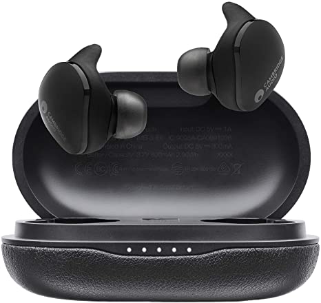 Cambridge Audio Melomania Earbuds Pair, True Wireless Bluetooth 5.0, Hi-Fi Sound, in-Ear Stereo Earphones with Portable Charging Case (Touch Black)