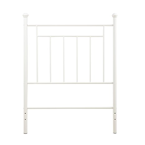 Dorel Living Metal Headboard, Twin, White