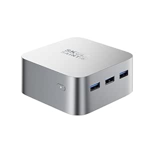 SKULLSAINTS Rudra Mini PC, 11th Gen N5105, HDMI 4K@60Hz 3 Screen Display, Dual Ethernet Port, 2.4/5G WiFi, BT4.2 (11th Gen 16/512) (11th Gen 16/512)