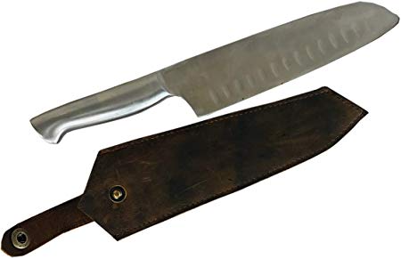 Handmadecraft Cowhide Knife Sheath, 8 Inch Mercer Knife Guard,Universal Knife Cover Or Sleeves, Knife Blade Protectors, Heavy Duty Chef Knife Edge Guard, for Your Knife (8 Inch)
