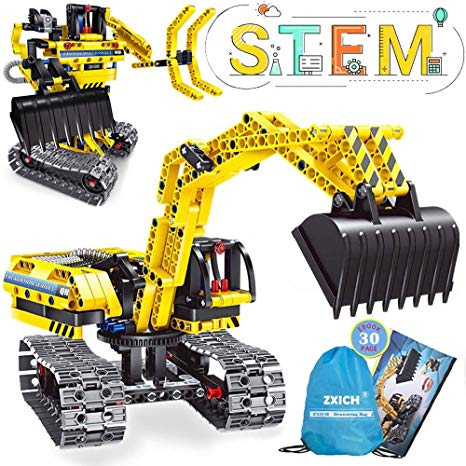 NOIHK Science Projects Kits for Kids,Building Excavator Sets for 7, 8, 9, 10 Year Old Boys & Girls, Construction Engineering Robot Toys for Kids Age 6-12, Educational STEM Toys Gifts for Kids