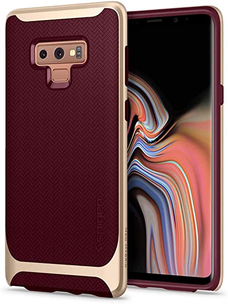 Spigen Neo Hybrid Works with Samsung Galaxy Note 9 Case (2018) - Burgundy