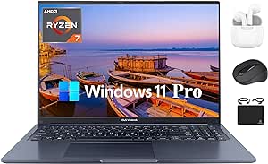 ASUS Vivobook 16 Laptop 2024 Flagship, AMD Ryzen 7 5800HS (Up to 4.4GHz), 24GB RAM & 1TB SSD, 16” WUXGA IPS Display, AMD Radeon Graphics, Privacy Webcam, Wi-Fi 6, Windows 11 Pro HubxcelAccessory