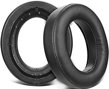 SOULWIT Protein Leather Earpads Cushions Replacement for Corsair HS70/Pro HS60/Pro HS50/Pro HS75 XB Gaming Headset/Headphones, Ear Pads with Noise Isolation Foam