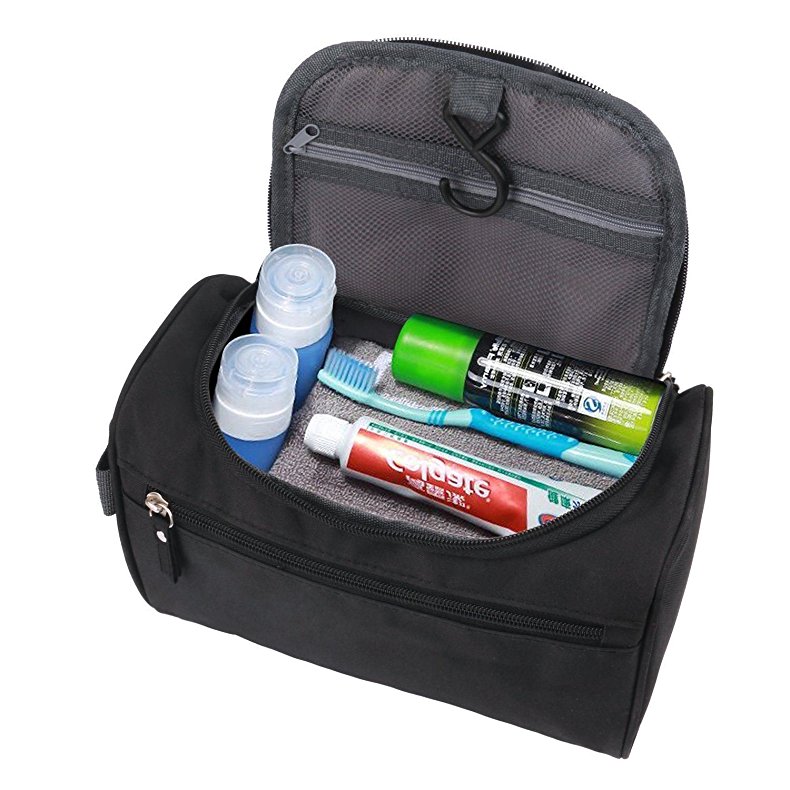 ONEGenug Hanging Travel Toiletry Bag Wash Bag Shaving Dopp Kit, Perfect For Grooming & Travel Size Toiletries