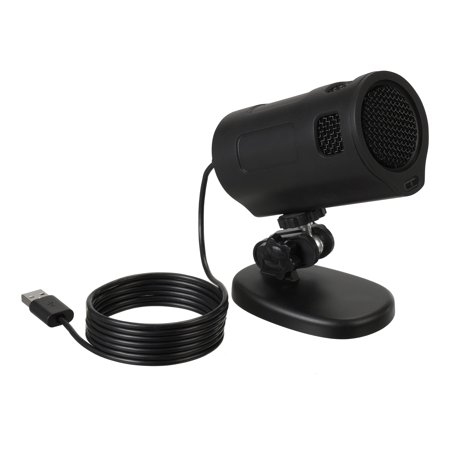 Blackweb Premium USB Recording Microphone, Black, CVL-2003