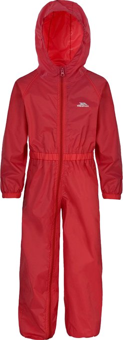 TRESPASS BUTTON SUIT WATERPROOF PUDDLE ALL IN ONE RAINSUIT BOYS GIRLS KIDS CHILDS CHILDRENS