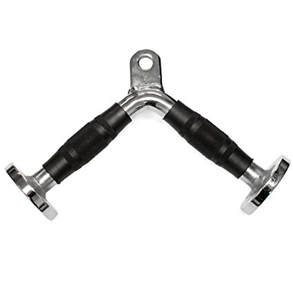 CAP Barbell Deluxe Tricep V-Bar with Rubber Handgrips