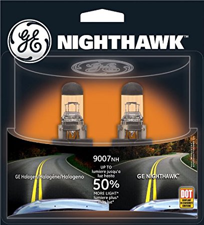 GE 9007NH/BP2 Nighthawk Automotive Headlight Bulbs - Pack of 2