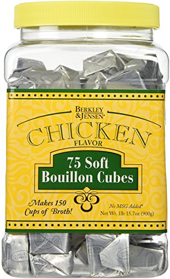 Berkley & Jensen Chicken Flavor 75 Soft Bouillon Cubes (1lb 15.7oz container)
