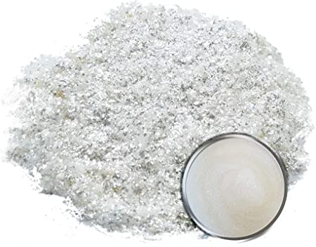 Mica Powder Pigment “Airi White” (50g) Multipurpose DIY Arts and Crafts Additive | Natural Bath Bombs, Resin, Paint, Epoxy, Soap, Nail Polish, Lip Balm (Airi White, 50G)
