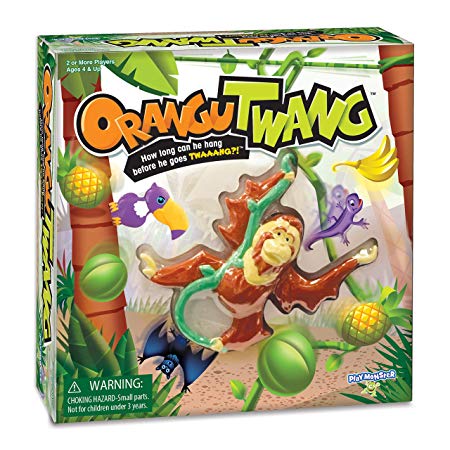 Orangutwang Kids Game - How Long Can He Hang Before He Goes Twaaang?!