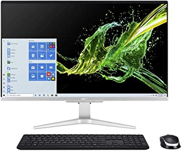 Acer Aspire C27-962-UA91 AIO Desktop, 27" Full HD Display, 10th Gen Intel Core i5-1035G1, NVIDIA GeForce MX130, 12GB DDR4, 512GB SSD, 802.11ac WiFi, Wireless Keyboard and Mouse, Windows 10 Home