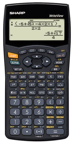 Sharp EL-W535B WriteView Scientific Calculator