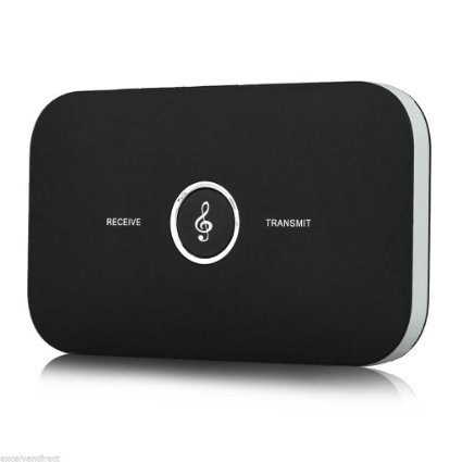 Portable 2-In-1 Wireless Bluetooth Audio receiver & Transmitter/Stereo Output /Just need connect to 3.5mm AUX cord on the TV ,Speaker,PC, iPhone, iPod, iPad, Tablets , MP3 Player Or Car