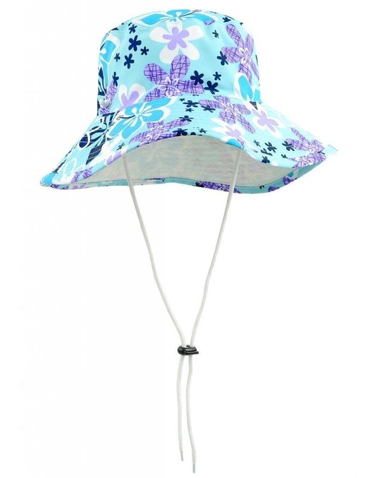 Tuga Girls UPF 50  Reversible Bucket Hats (UV Sun Protective) - Floral