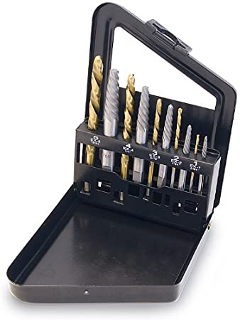 Titan 16013 10 Screw Extractor and Left Hand Drill Bit Set