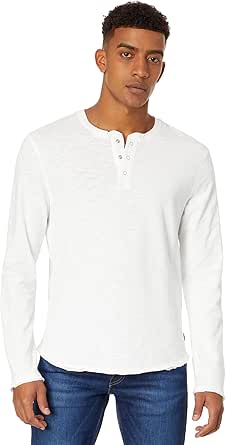 Lucky Brand Men's Weekend Slub Jersey Long Sleeve Henley