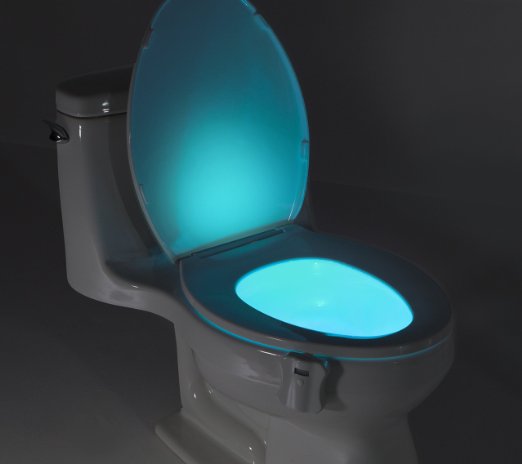 GlowBowl - Motion Activated Toilet Nightlight Fits ANY Toilet