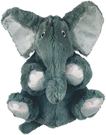 KONG - Comfort Kiddos Elephant - Fun Plush Dog Toy with Removable Squeaker - For Small Dogs