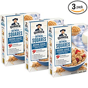 Quaker Oatmeal Squares, Original, 3ct