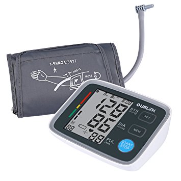 OURLINK Automatic Portable Digital Upper Arm Blood Pressure Monitor Clinically Validated Sphygmomanometer , FDA Approved