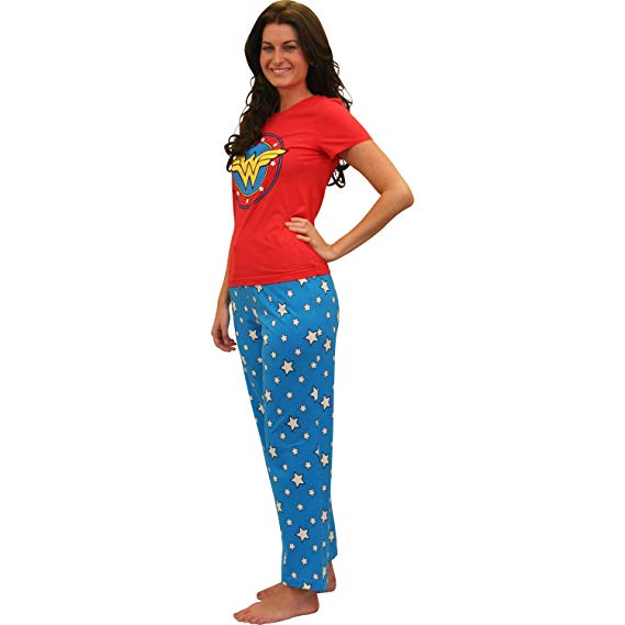 Panda Apparel Superhero Pajama Set for Women