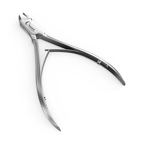 Cuticle Nipper Cutter - Removes Dead Skin - Stainless Steel with Storage Case