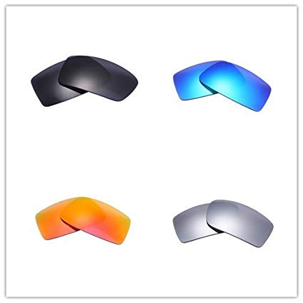 Set of 4 Polarized Replacement Lenses for Oakley Gascan Sunglasses NicelyFit