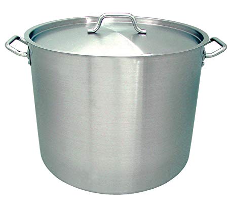 60 Qt Stainless Steel Stock Pot w/Cover