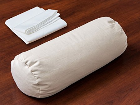 Side Sleeper Buckwheat Neck Pillow With Case (Made in Canada) | ComfyComfy Canada (19" x 7")